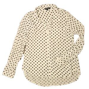 Velvet Heart Button Collared Shirt Long or Roll  Sleeves Front Pocket, Womens M